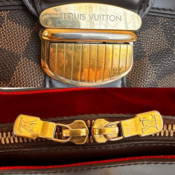 Louis Vuitton Damier Ebene Sistina PM Shoulder Bag - Picture 4 of 6